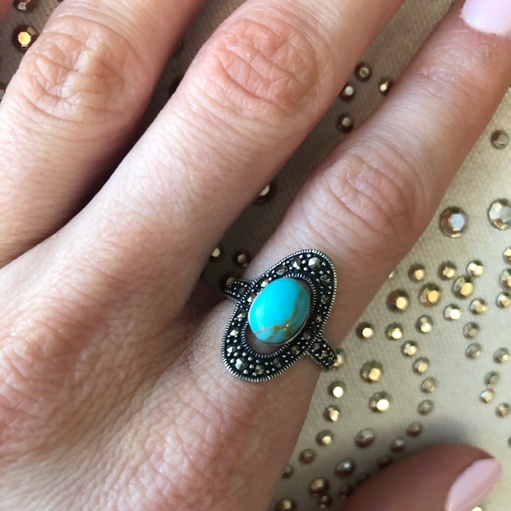Turquoise Cocktail Ring